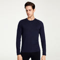 17.5μm ZEALWOOD Wen‘s Long-sleeved Round Neck Merino Wool T-shirt (200g)
