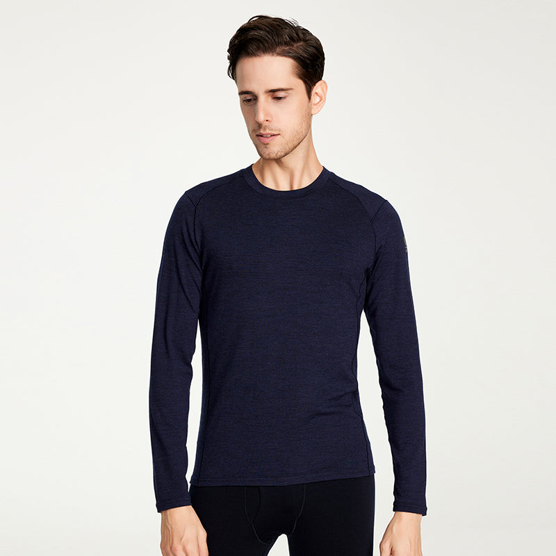 17.5μm ZEALWOOD Wen‘s Long-sleeved Merino Wool T-shirt (200g)
