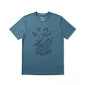 17.5μm Men‘s Short-sleeved Tencel Merino Wool Pattern T-shirt (150g)