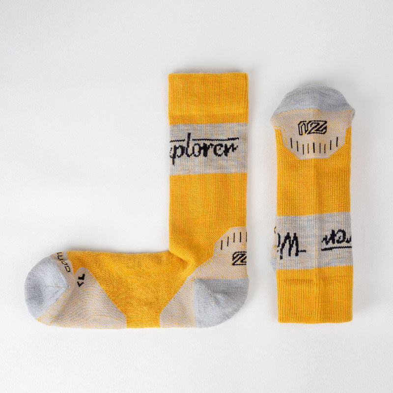 TRAVEL MD Merino Wool Crew Socks Winter