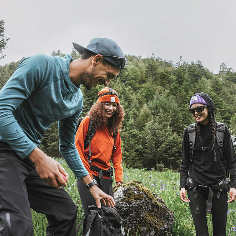 17.5μm Women‘s long-sleeved Merino Wool Hoodie Shirt (150g)