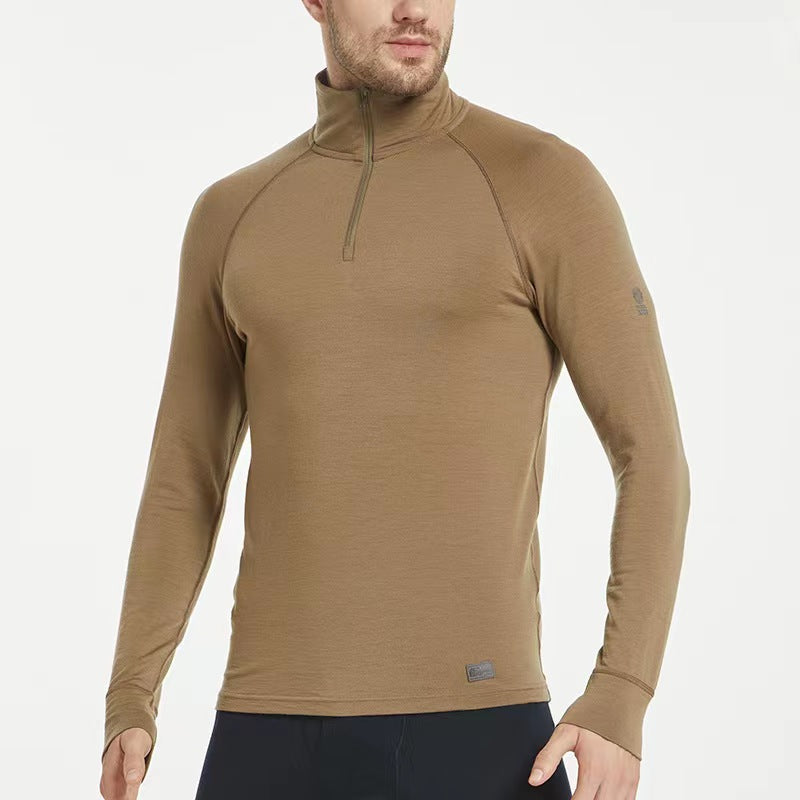 17.5μm ZEALWOOD Wen‘s Long-sleeved Merino Wool T-shirt (200g)