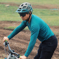 17.5μm Men‘s Long-Sleeved Merino Wool Shirt (150g)