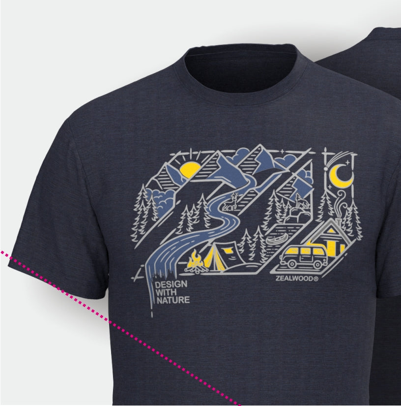 17.5μm Women‘s Wool Short Sleeve T-shirt (Z-mark) (150g)