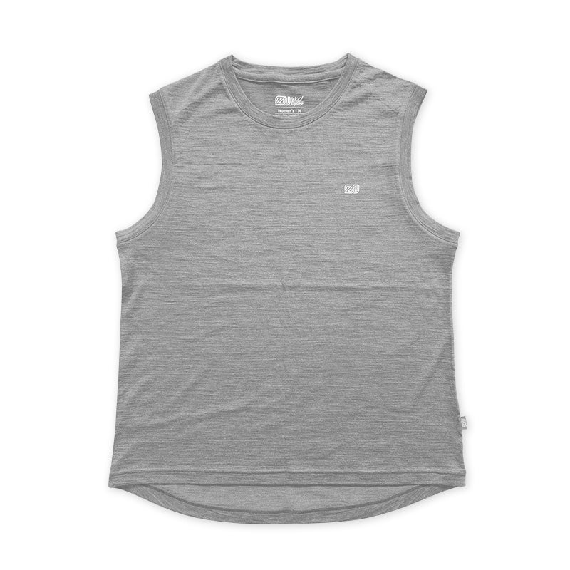 17.5μm Women‘s Merino Wool Sleeveless Shirt Vest (150g)