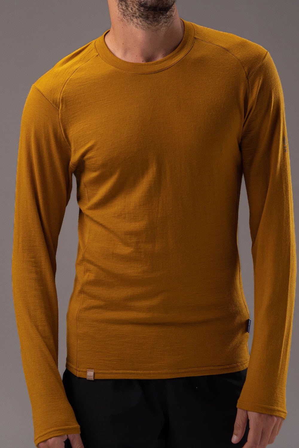 17.5μm ZEALWOOD Wen‘s Long-sleeved Round Neck Merino Wool T-shirt (200g)