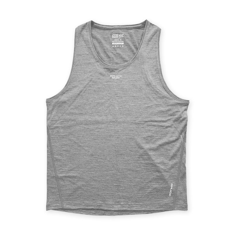 17.5μm Men‘s Merino Wool Sleeveless Shirt Vest (150g)
