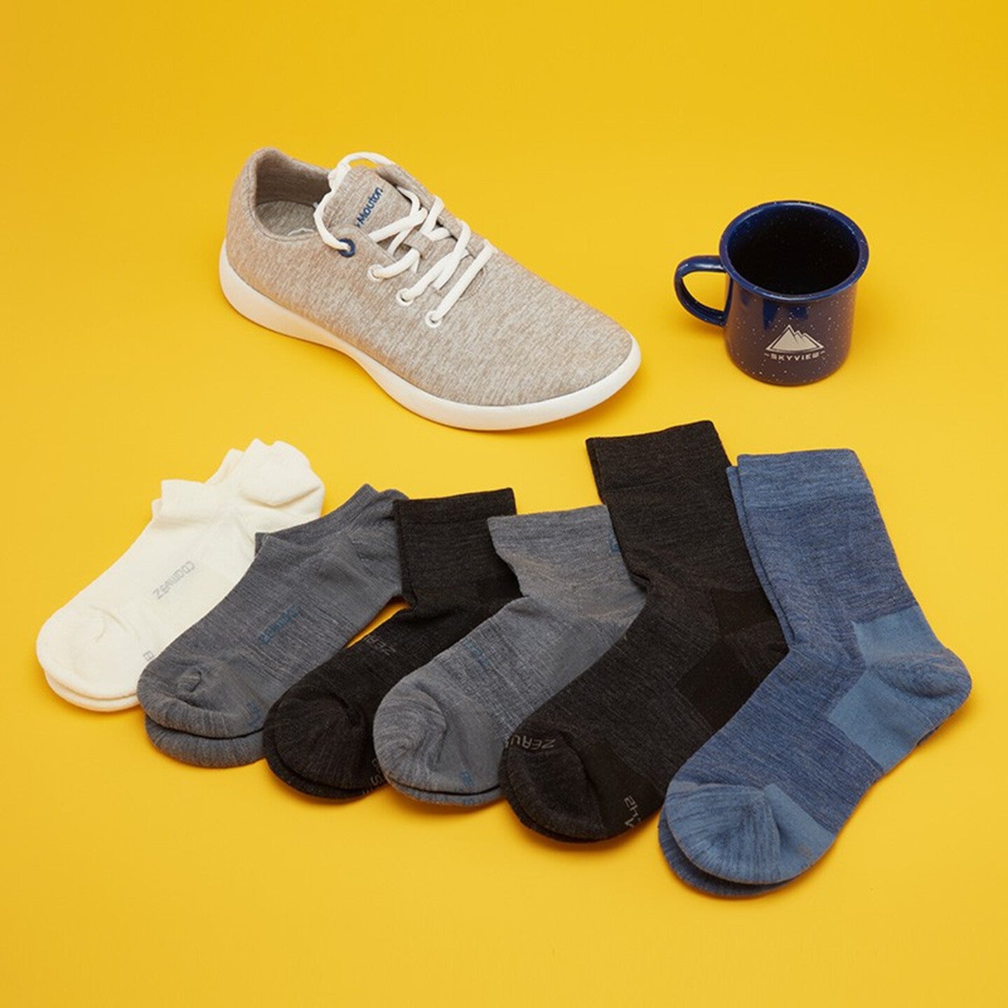 LIFESTYLE Merino Wool Crew Socks