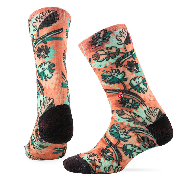 LIFESTYLE PATTERN Merino Wool Crew Socks