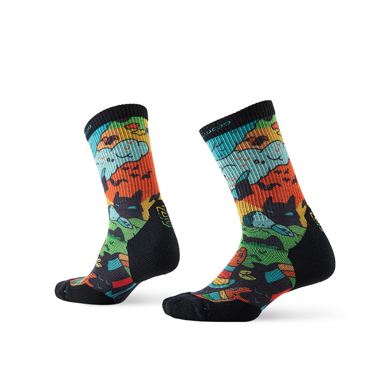 PATTERN TRAINING Merino Wool Crew Socks(New)