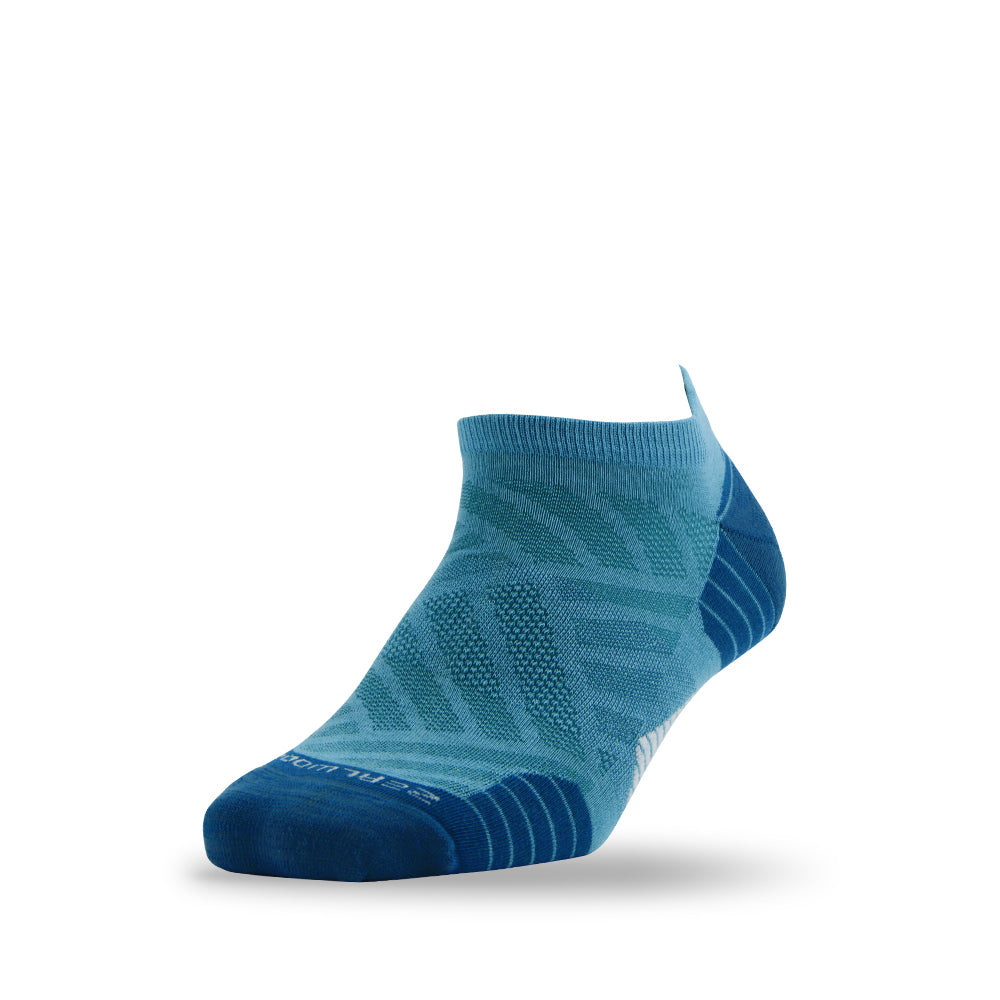 RUN LT Silver Ions Cotton No Show Socks