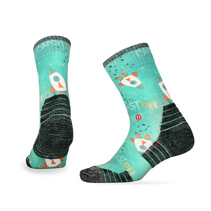 PATTERN TRAINING Merino Wool Crew Socks