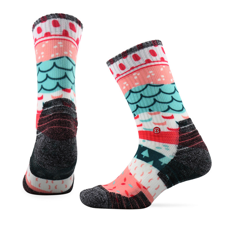 PATTERN TRAINING Merino Wool Crew Socks