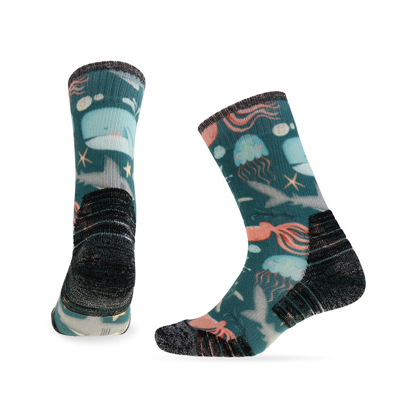 PATTERN TRAINING Merino Wool Crew Socks