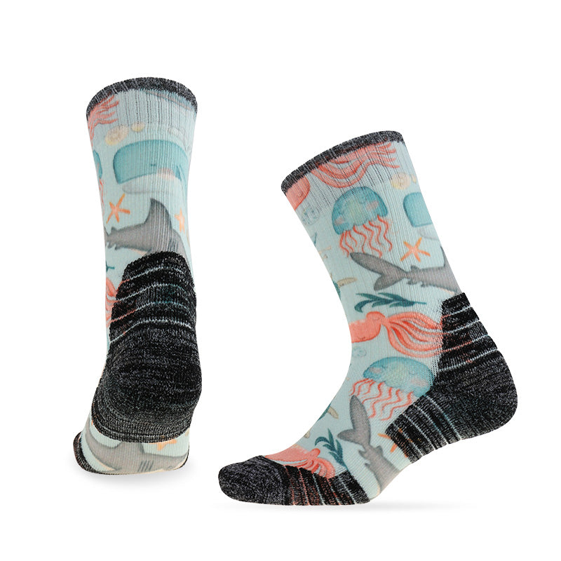 PATTERN TRAINING Merino Wool Crew Socks