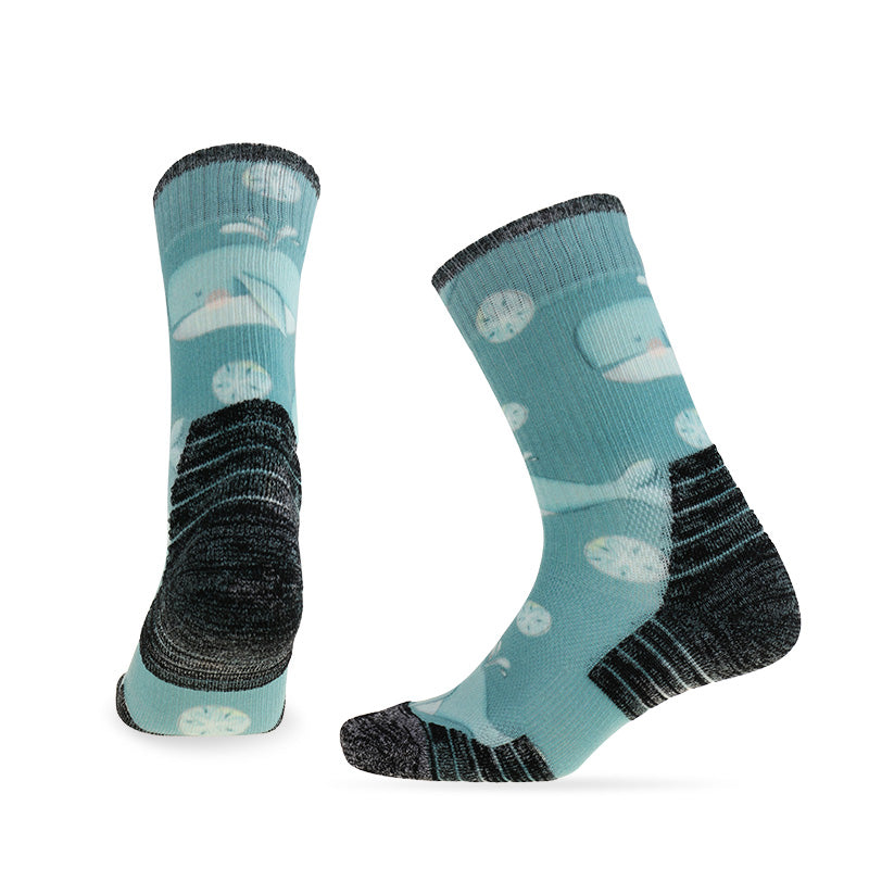 PATTERN TRAINING Merino Wool Crew Socks