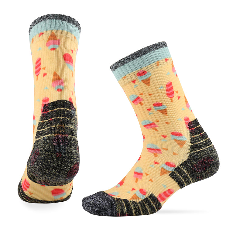 PATTERN TRAINING Merino Wool Crew Socks