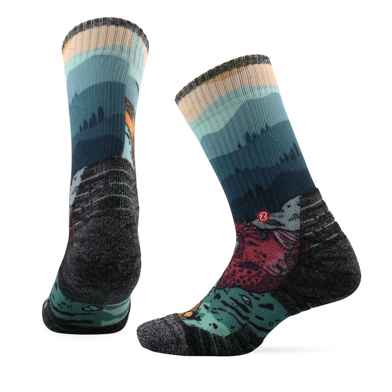 PATTERN TRAINING Merino Wool Crew Socks