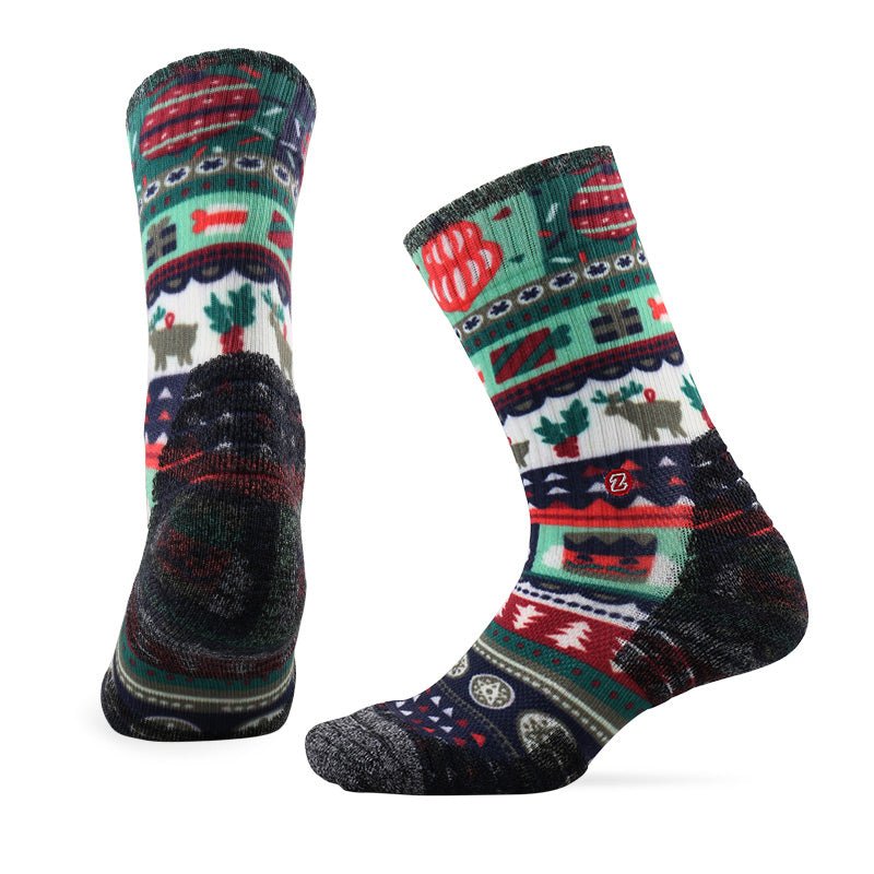 PATTERN TRAINING Merino Wool Crew Socks