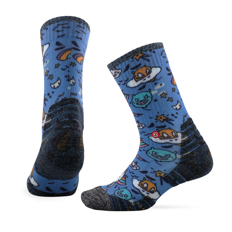 PATTERN TRAINING Merino Wool Crew Socks