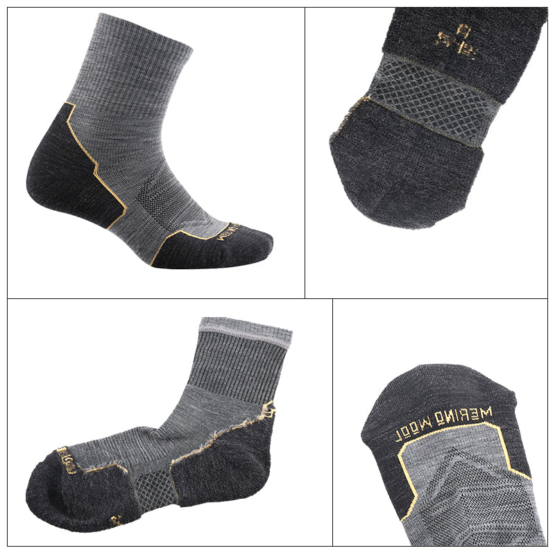 Trail Run Merino Wool Ankle Socks