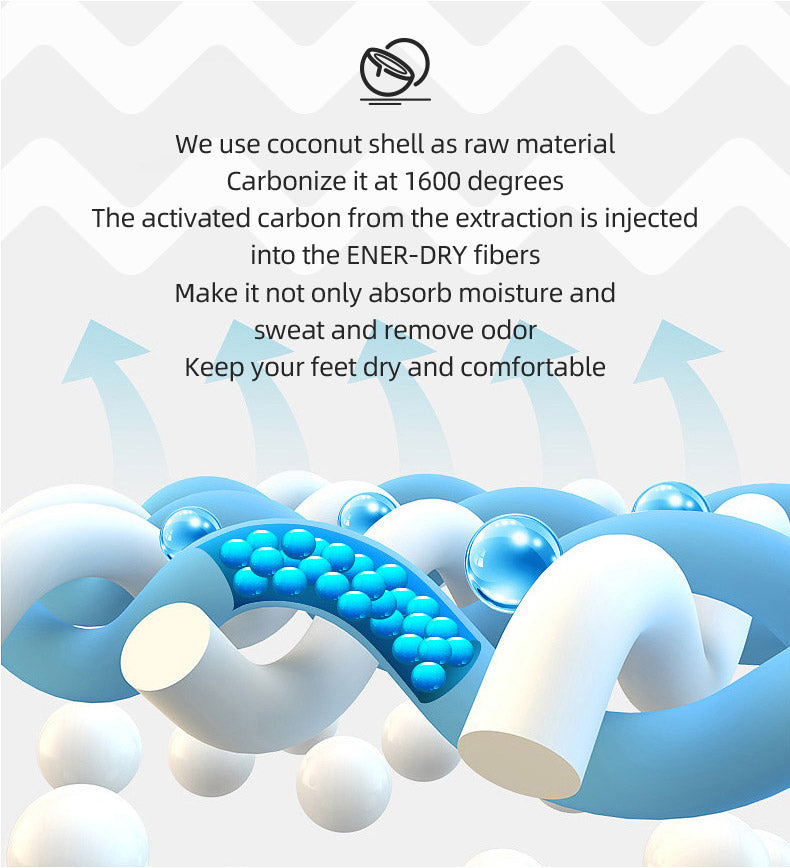 Runner-Pro Carbon Cotton No Show Socks