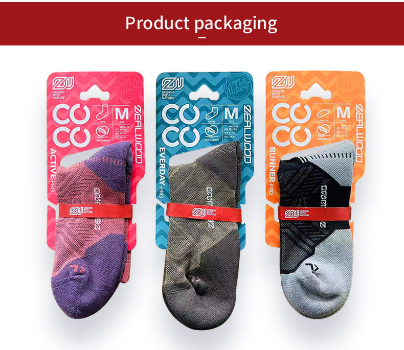 Runner-Pro Carbon Cotton No Show Socks